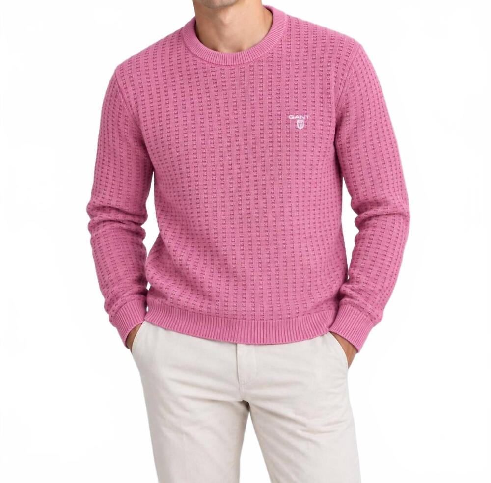 NEW GANT long sleeve sweater in rose